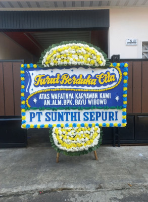 Papan Bunga Duka di Kuta Malaka